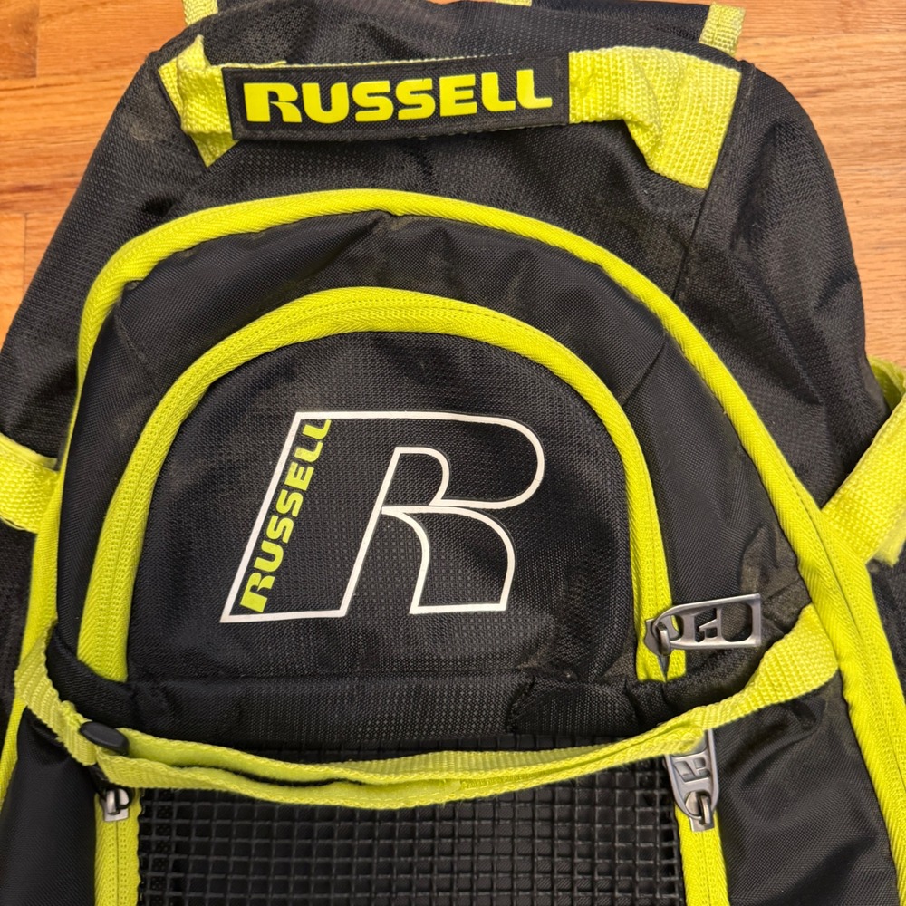 Russell Backpack Unisex OS Black Mesh Front Sport Gorpcore Hiking
